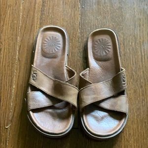 Ugg leather sandals